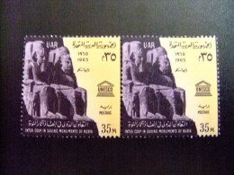 EGIPTO - EGYPTE - EGYPT - UAR - 1965 - Yvert Nº 663 - 665 ** MNH -  RAMSÈS II - UNESCO - Ongebruikt