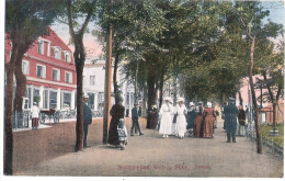 Nordseebad Wyk Auf Föhr Promenade Und Strandstrasse Biedermeier Mode 10.9.1919 Gelaufen - Föhr