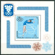 1968 Mongolia Grenoble Olimpiadi  Olympics Block MNH** Lux100 - Winter 1968: Grenoble