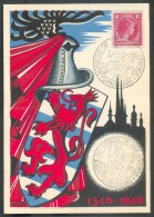 2 Fr. Sur Carte Maximum Obl. Dc RETOUR DE JEAN L´AVEUGLE LUXEMBOURG 1346-1946 - 10036 - Maximum Cards