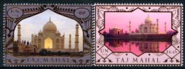 ONU New-York 2014 - Unesco - Patrimoine Mondial Inde Taj Mahal - 2 Timbres Détachés De Feuille ** - Unused Stamps