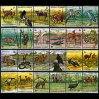 BURUNDI 1977 - Scott# 517-22 Wildlife Set Of 24 MNH (XA369) - Nuevos