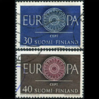 FINLAND 1960 - Scott# 376-7 Europa Set Of 2 Used (XM048) - Usati