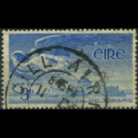 IRELAND 1948 - Scott# C2 Bottom Line Variaty Set Of 1 Used (XP510) - Used Stamps