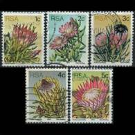 SOUTH AFRICA 1977 - Scott# 475-9 Desert Plants 1-5c Used (XJ650) - Usados