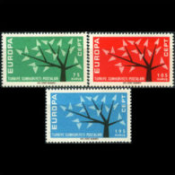 TURKEY 1962 - Scott# 1553-5 Europa Set Of 3 LH (XR782) - Unused Stamps