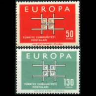 TURKEY 1963 - Scott# 1602-3 Europa Set Of 2 MNH (XS205) - Unused Stamps