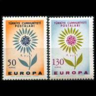 TURKEY 1964 - Scott# 1628-9 Europa Set Of 2 MNH (XE465) - Unused Stamps