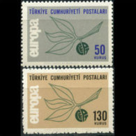 TURKEY 1965 - Scott# 1665-6 Europa Set Of 2 MNH (XS727) - Unused Stamps