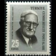 TURKEY 1966 - Scott# 1694 Writer H.Arel 25k MNH (XE485) - Unused Stamps