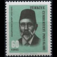 TURKEY 1966 - Scott# 1697 Historian A.Seref 60k MNH (XE486) - Unused Stamps