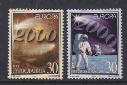 Europa Cept 2000 Yugoslavia 2v ** Mnh (14740) - 2000