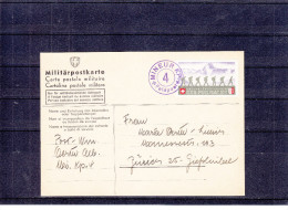 Suisse - Poste Militaire - Soldats - Carte Postale De 1939 / 40 - Poste De Campagne - Oblitération Mineur KP - Documents