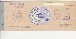 B1209 - Biglietto CROCIERA LINEA C - TURBO NAVE ANDREA C. 1971 Genova/Barcellona - Europe
