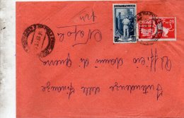 1951  LETTERA ESPRESSO CON ANNLLO  NAPOLI  - FRANCOBOLLO ROTTO - Poste Exprèsse/pneumatique