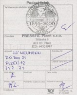 Czech Rep. / Comm. Postmark (2006) Pribor: Sigmund Freud, 1856-2006, Opening The Birth House (Postal Receipt) (I6510) - Briefe U. Dokumente