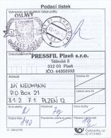 Czech Rep. / Comm. Postmark (2005) Chrudim 1: Celebrating The First Written Mention Of The City (Postal Receipt) (I6516) - Briefe U. Dokumente