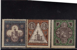 SAN MARINO 1894 PALAZZO DEL GOVERNO SERIE COMPLETA MH DISCRETA CENTRATURA - Unused Stamps