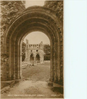 Royaume-Uni - Ecosse - Roxburghshire - West Doorway , Dryburgh Abbey - état - Berwickshire