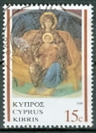 Zypern 1988 15 C. Gest. Madonna Mit Kind - Used Stamps