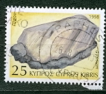 Zypern 1998 Mi. 909 Gest. Gestein Gips Mineral - Used Stamps