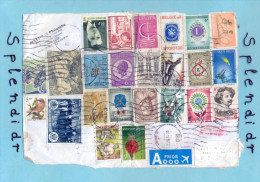 Belgie-EUROPA CEPT-cover-letter-air Mail - Collections