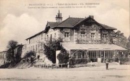 MAINTENON L'HOTEL DE LA GARE CH MORINEAU CONSTRUIT SUR L'EMPLACEMENT OU FURENT ARRETES LES TRAVAUX DE L'AQUEDUC - Maintenon