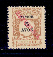 ! ! Timor - 1913 Postage Due Local Republica 5 A - Af. P 23 - NGAI - Timor