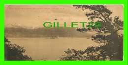 VICTORIA, BC - RACE ROCK LIGHT HOUSE & OLYMPIC RANGE - TRAVEL IN 1912 - EUROPEAN IMPORT CO - - Victoria