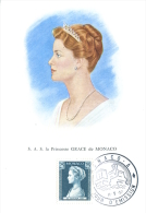 Carte Maximum S.A.S. La Princesse Grace De Monaco - Cartoline Maximum