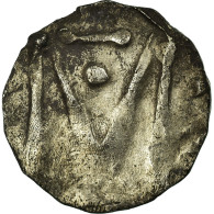 Monnaie, France, Denier Au M, Marseille, TB+, Argent - 470-751 Merovingian