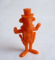 RARE FIGURINE PUBLICITAIRE DUNKIN ESPAGNOLE LUCKY LUKE 23 Monochrome Orange - Pas Wiko Boomer - Andere & Zonder Classificatie