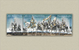 HUNGARY 1994 HISTORY Battles HORSEMEN WARRIORS - Fine Set/strip MNH - Nuovi