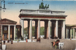 Cpa Berlin, Porte De Brandeburg - Porte De Brandebourg