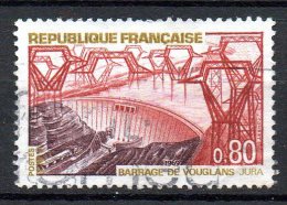 FRANCE. N°1583 Oblitéré De 1969. Barrage De Vouglans. - Agua