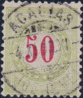 Heimat  GE  ACACIAS (Genève24) 1893-11-04 Voll-Stempel Auf Porto Ziffer Zu#20DaIIN - Taxe