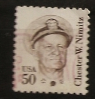 Etats-Unis D´Amérique USA 1985 N° 1561 Iso O Courant, Amiral Chester Nimitz, Guerre Du Pacifique, Sous-Marin, WW2, Héros - Nuevos