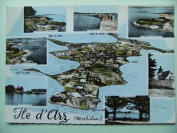 CPSM 56 L'Ile D'Arz - Multivues -   A Voir ! - Ile D'Arz