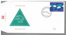 Belgique - Nr 2814 FDC - Allégorie Symbolisant Le Courrier - 1991-2000