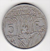 REUNION - 1955 - 5 FR - Réunion