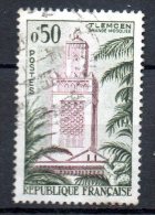 FRANCE. N°1238 Oblitéré De 1960. Mosquée De Tlemcen. - Moscheen Und Synagogen