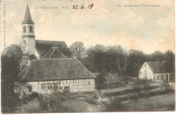 RARE : CPA BISCHWEILER Kirche Und Vereinshaus ( L´Eglise)  Circulée En 1910 (Bischwiller) - Bischwiller