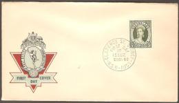 AUSTRALIA - 1960 Queensland Centenary First Day Cover. Official Hermes Cover. Scarce And Unaddressed - Lettres & Documents