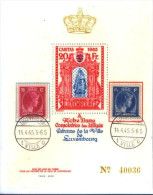 Luxembourg  CARITAS 1945   "LUXEMBOURG  VILLE - 14-4-45" - 1944 Charlotte Rechterzijde
