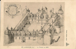 ASSIER    Le Château En 1680 - Assier