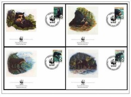 (WWF-113) FDC W.W.F. Bolivia Bear 1991 - Lettres & Documents