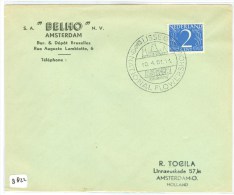 BRIEF Uit 1951 * STEMPEL KEUKENHOF LISSE NATIONAL FLOWERSHOW  (8822) - Briefe U. Dokumente