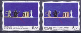 FRANCE  VARIETE   N° YVERT 2384/ N°  MAURY 2375  OEUVRE DE NICOLAS DE STAEL NEUFS LUXE - Unused Stamps