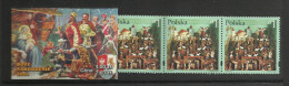 Carnet Booklet Markenheftchen Pologne Polen Poland 159 Vierge Madone Enfant Jésus  Noel Christmas Natale 2001 - Markenheftchen