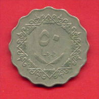 F4331 / - 50 Dirhams  - 1395 / 1975  - Libia Libya Libyen Libye Libie - Coins Munzen Monnaies Monete - Libye